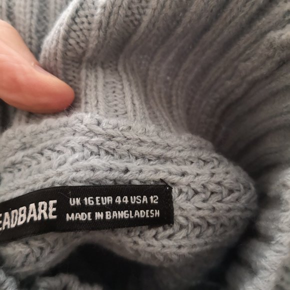 2/$40 Threadbare blue sweater - Picture 5 of 11